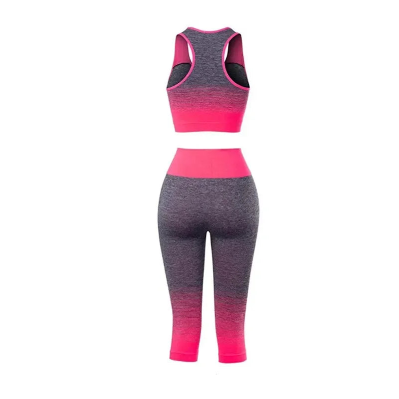 CN Zhejiang Women's Super Elastic Seamless Yoga Set