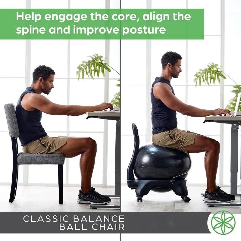 Hign Concerned Classic Balance Ball Chair Ergonomic