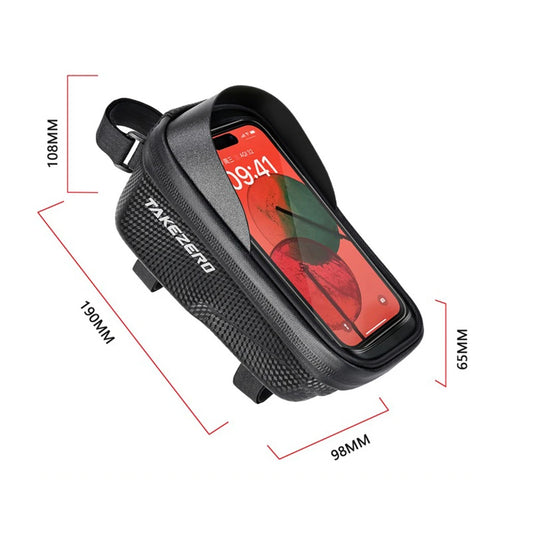 Love Respect Self Bicycle Bag Waterproof Touch Screen Bag
