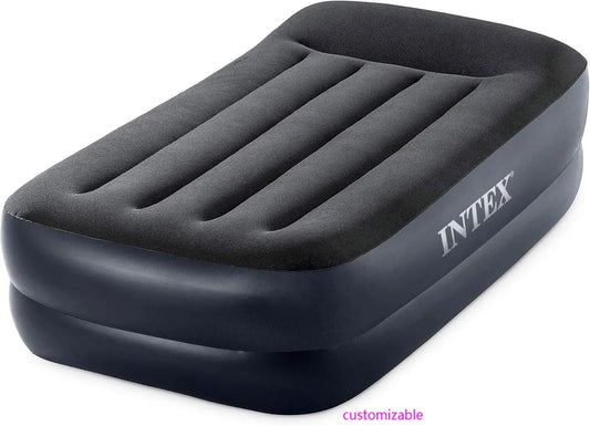 XMSJ Raised Airbed With Built In Pump Dura Beam Pillow