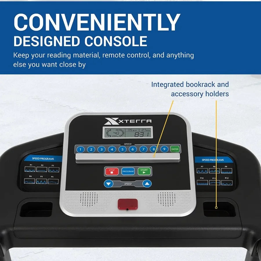 Fitness Folding Smart Treadmill 250 LB Weight Capacity