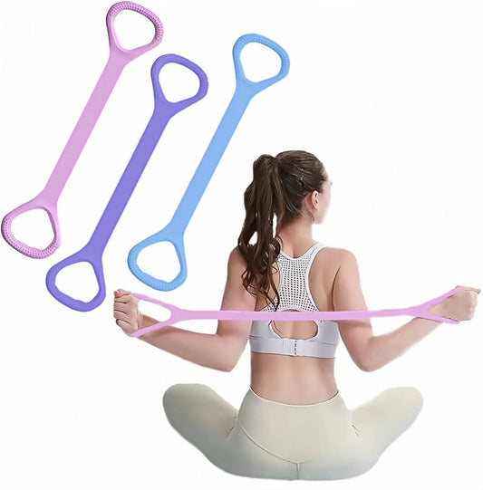 Elastic Resistance Bands 3 Pack for Workout and Therapy