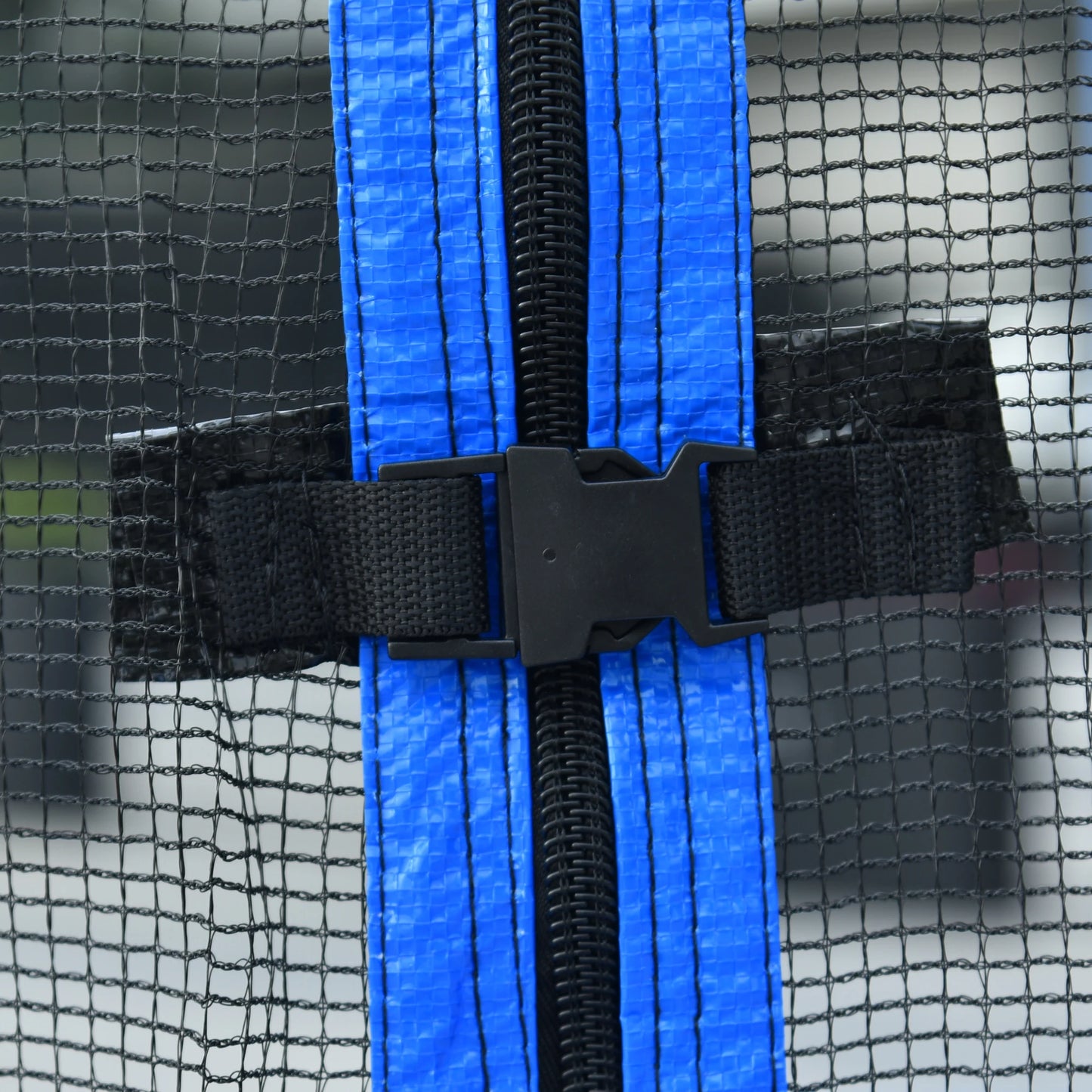 HiMISS Outdoor Trampoline With Backboard And Enclosure Net