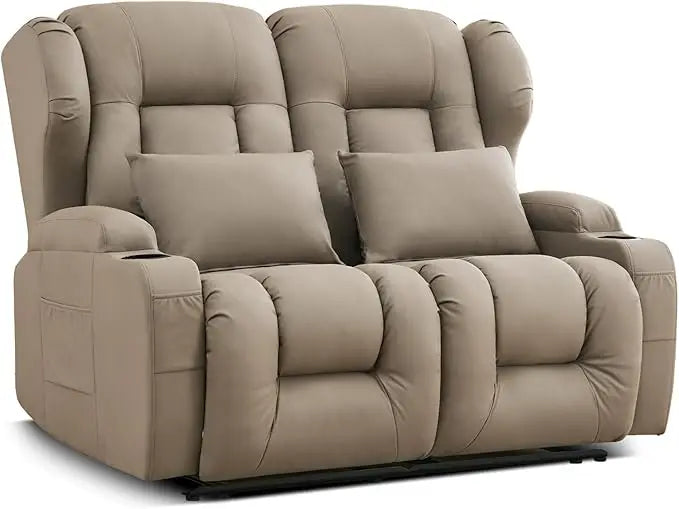 CN Sichuan Reclining RV Sofa Litchi Leather Home Theater