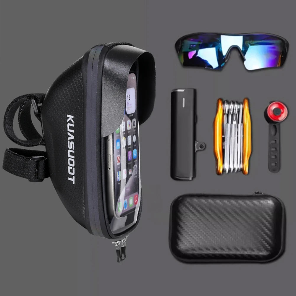 Love Respect Self Bicycle Bag Waterproof Touch Screen Bag