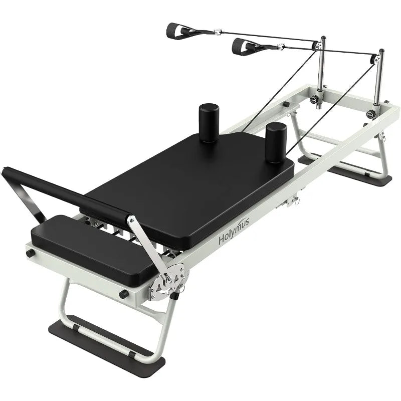 YTYINH Pilates Pro Reformer Foldable Home Gym Equipment
