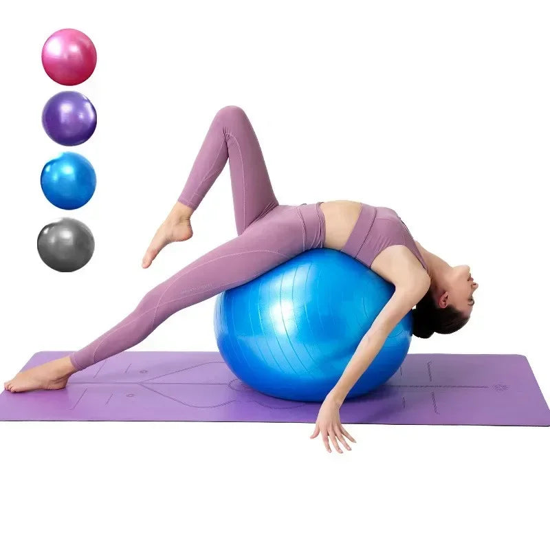 PVC Thickened Frosted Yoga Ball 55cm65cm75CM Yoga Ball Fitness Ball Sports Equipment  excercise balance