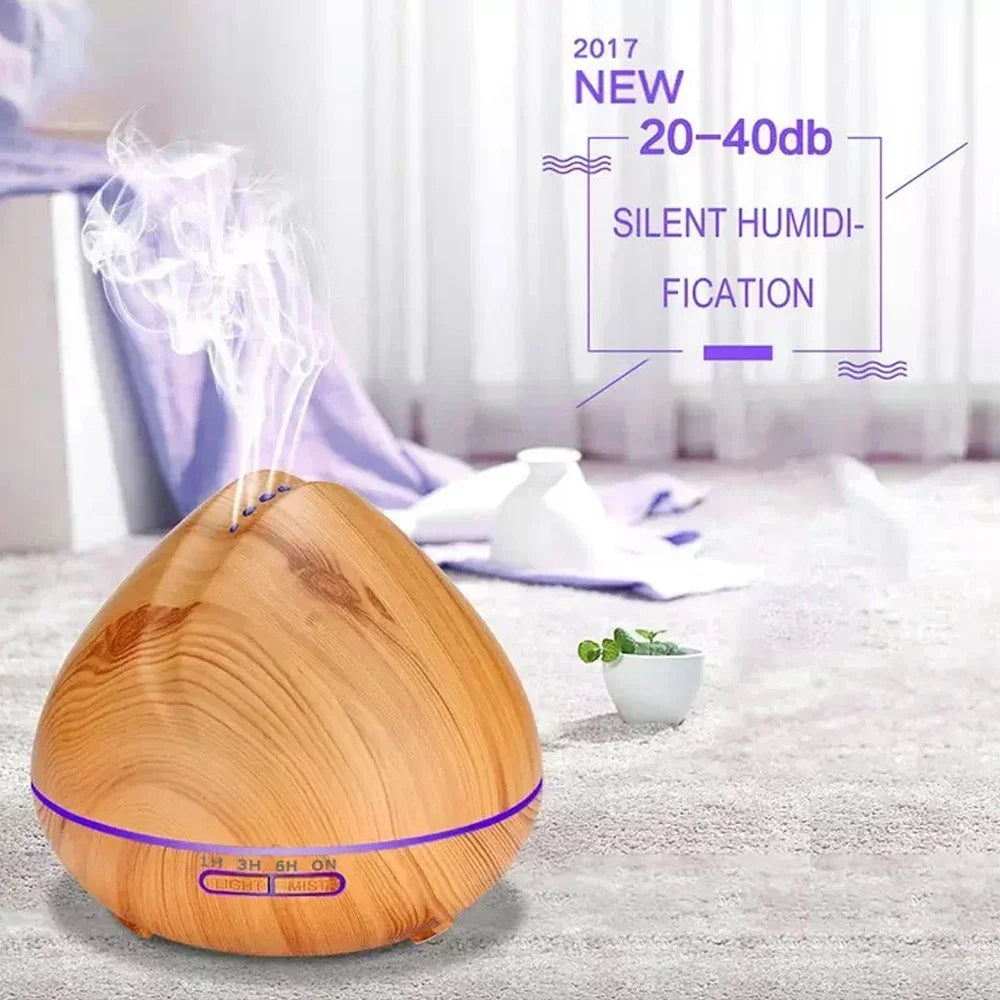 Aroma Diffuser Essential Oil Diffusor Air Humidifier Ultrasonic  7 Color LED Lamp Mist Maker For Home Ambientadores automaticos
