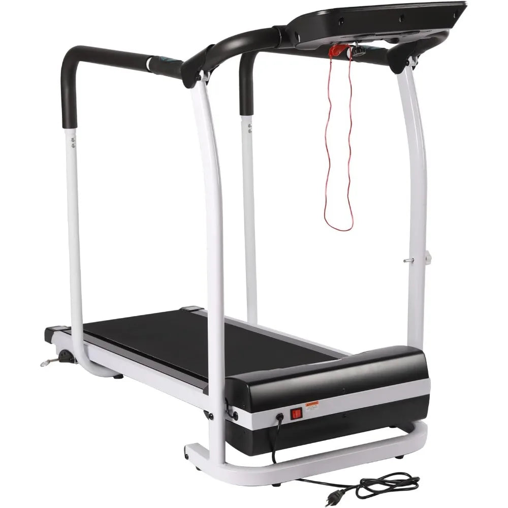 Fold Senior Treadmill With Heart Rate Sensor And Handrails