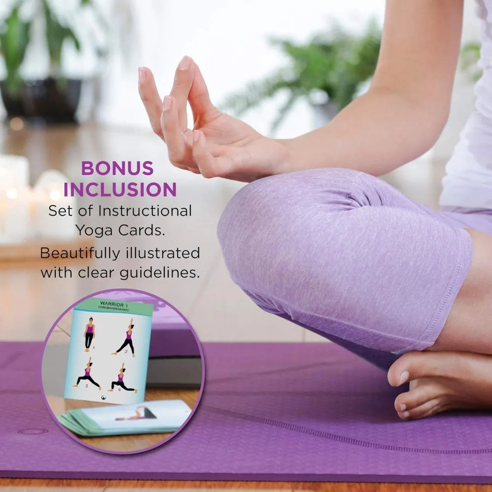 YTYIN 7 Piece Yoga Set Non Slip Eco Friendly YogaMat