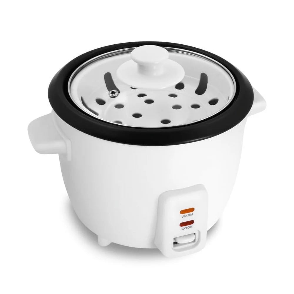 XMSJ Non Stick Rice Cooker With Steam Tray Keep Warm
