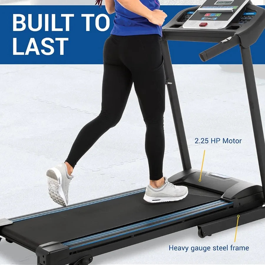 Fitness Folding Smart Treadmill 250 LB Weight Capacity