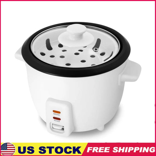 XMSJ Non Stick Rice Cooker With Steam Tray Keep Warm
