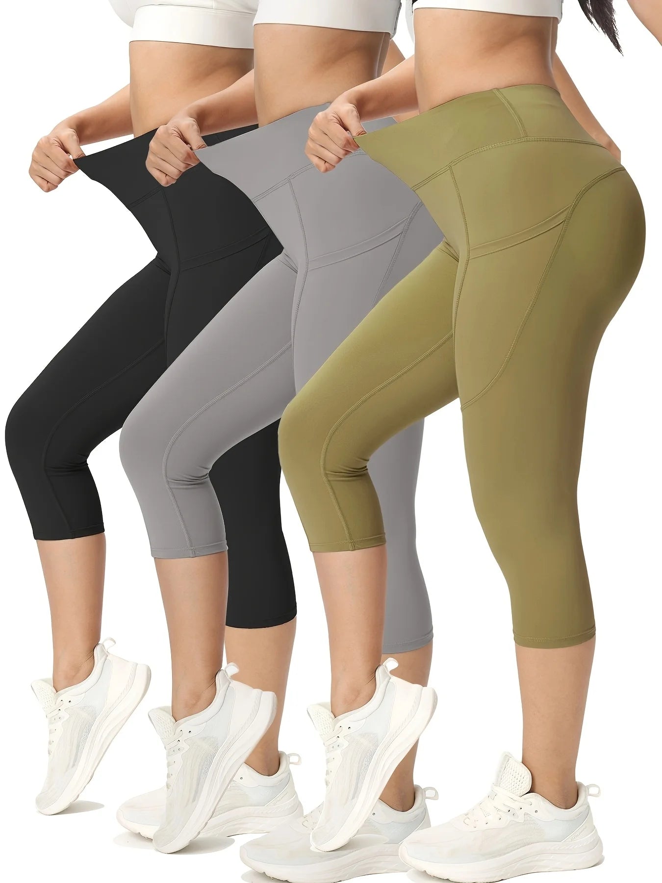 CN Jiangxi Women High Waist Leggings With Phone Pocket