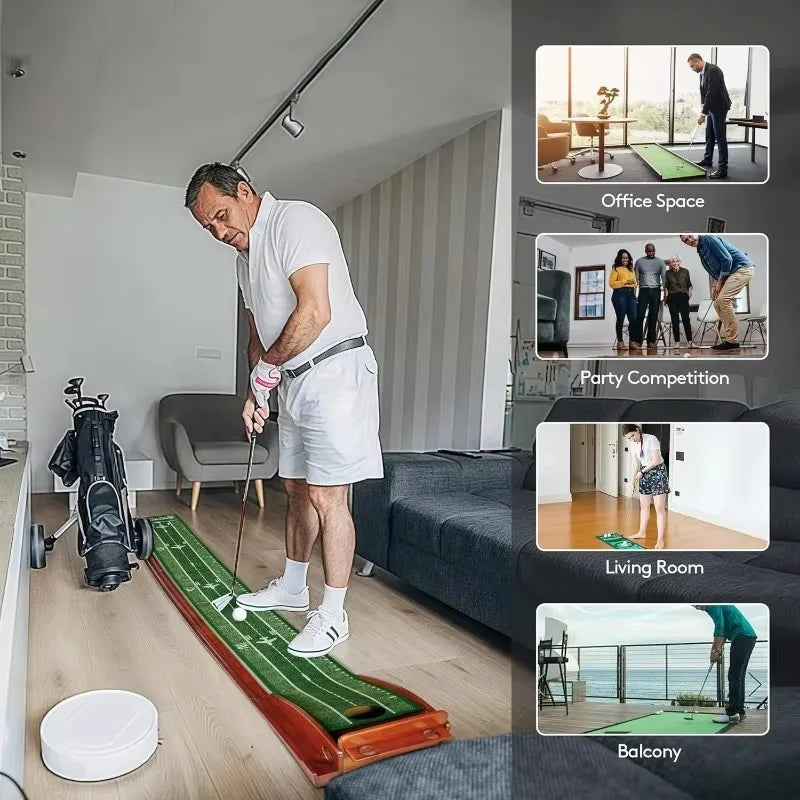 Love And Respect Self Premium Golf Putting Mat With Return