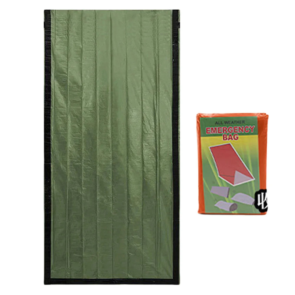 Emergency Survival Sleeping Bag Portable Thermal For Camping