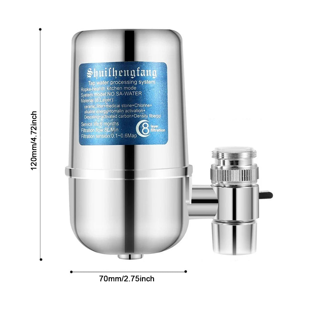 APWIKOGERH Faucet Water Filtration System Chlorine