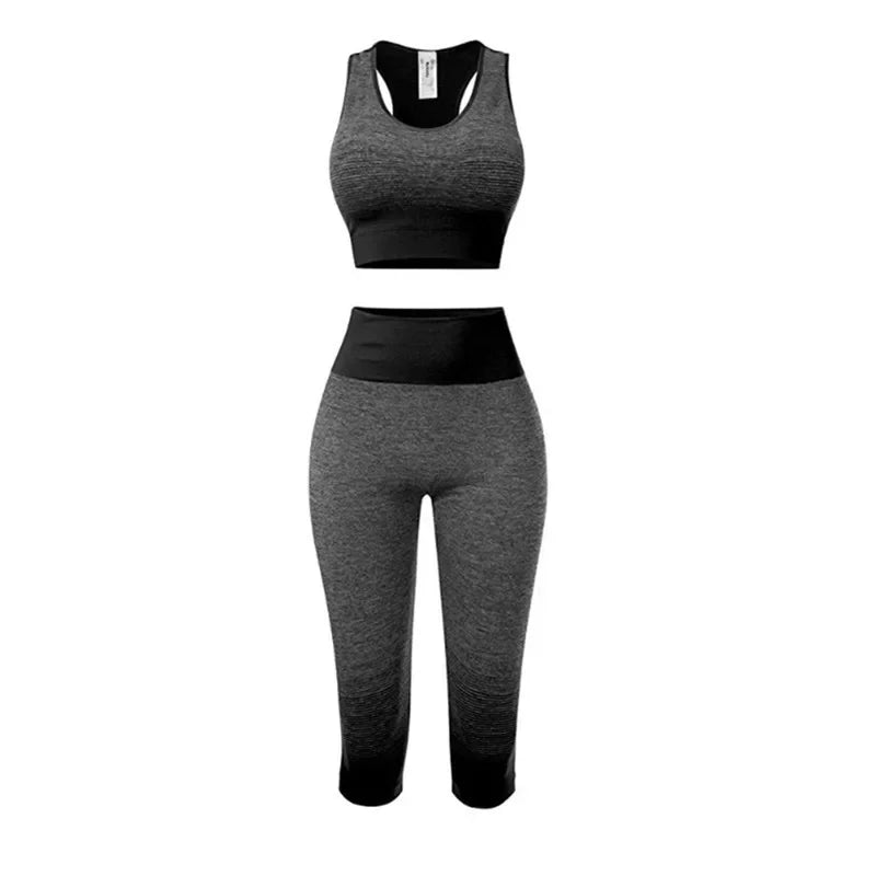 CN Zhejiang Women's Super Elastic Seamless Yoga Set