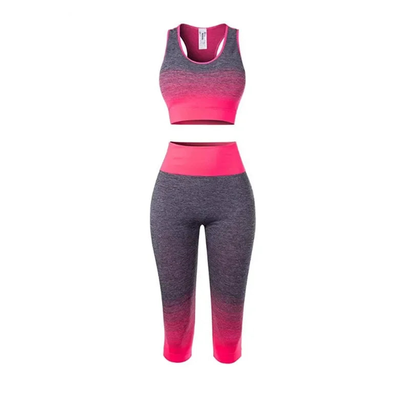 CN Zhejiang Women's Super Elastic Seamless Yoga Set