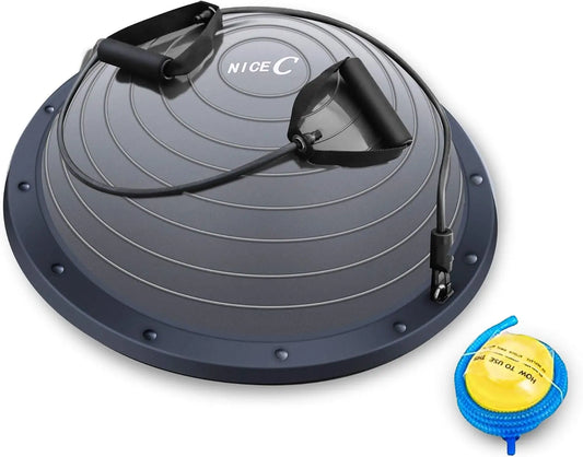 Balance Ball Half Ball Exercise Trainer With Band Kit