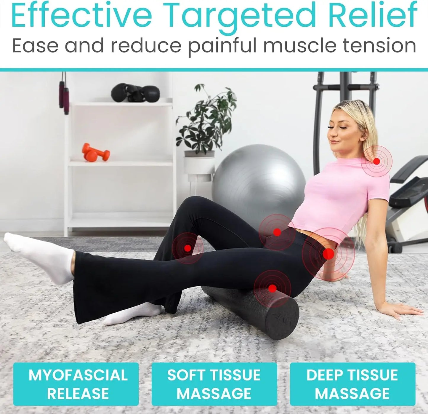 Function High Density Foam Roller For Exercise Therapy