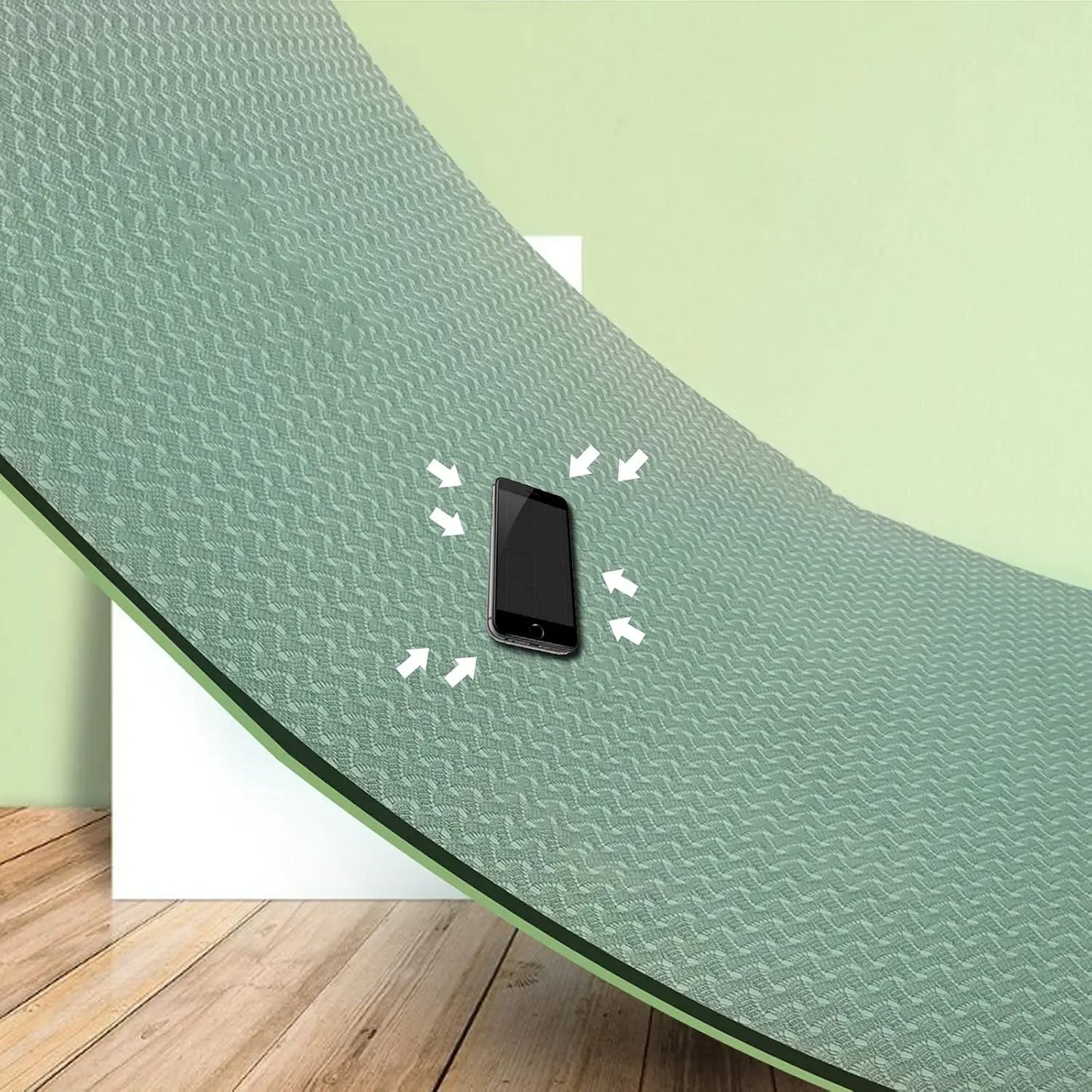 Hign-concerned Yoga Mat Non Slip Extra Thick TPE Eco
