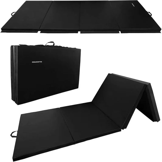 YTYIN Folding Gymnastics Mat for Home Gym Floor Exercise