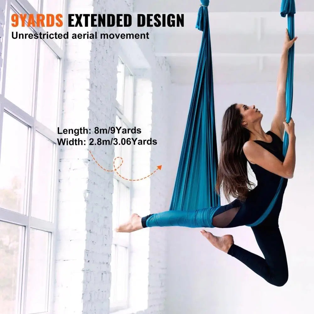 Hign-concerned Aerial Silk Yoga Swing Kit 100gsm Nylon