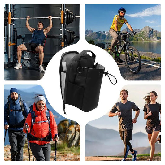 APWIKOGERH Magnetic Gym Sling Bag Waterproof Phone Holder