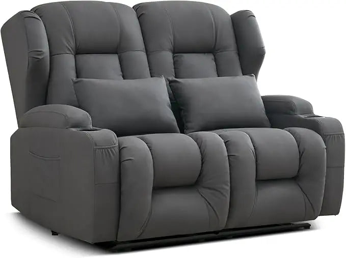 CN Sichuan Reclining RV Sofa Litchi Leather Home Theater