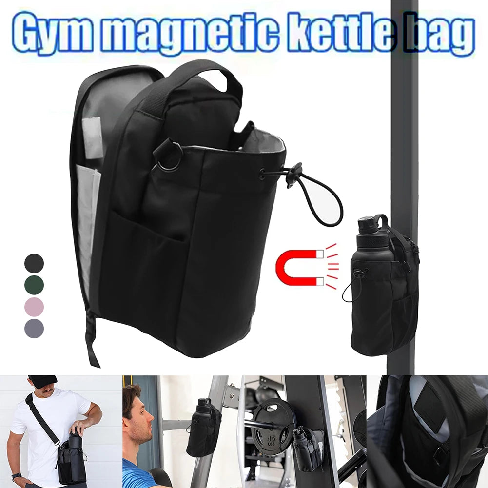 APWIKOGER Magnetic Gym Sling Bag Crossbody Phone Holder