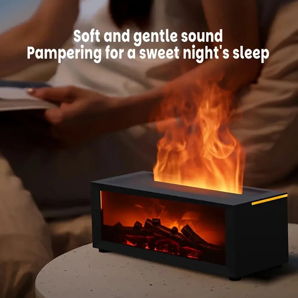 Hign-concerned Upgraded Fireplace Diffuser 7 Color Flame