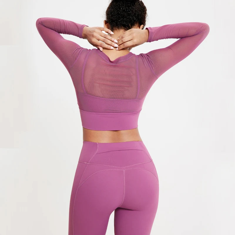 COZOKCN Women Two Piece Fitness Yoga Set Quick Dry