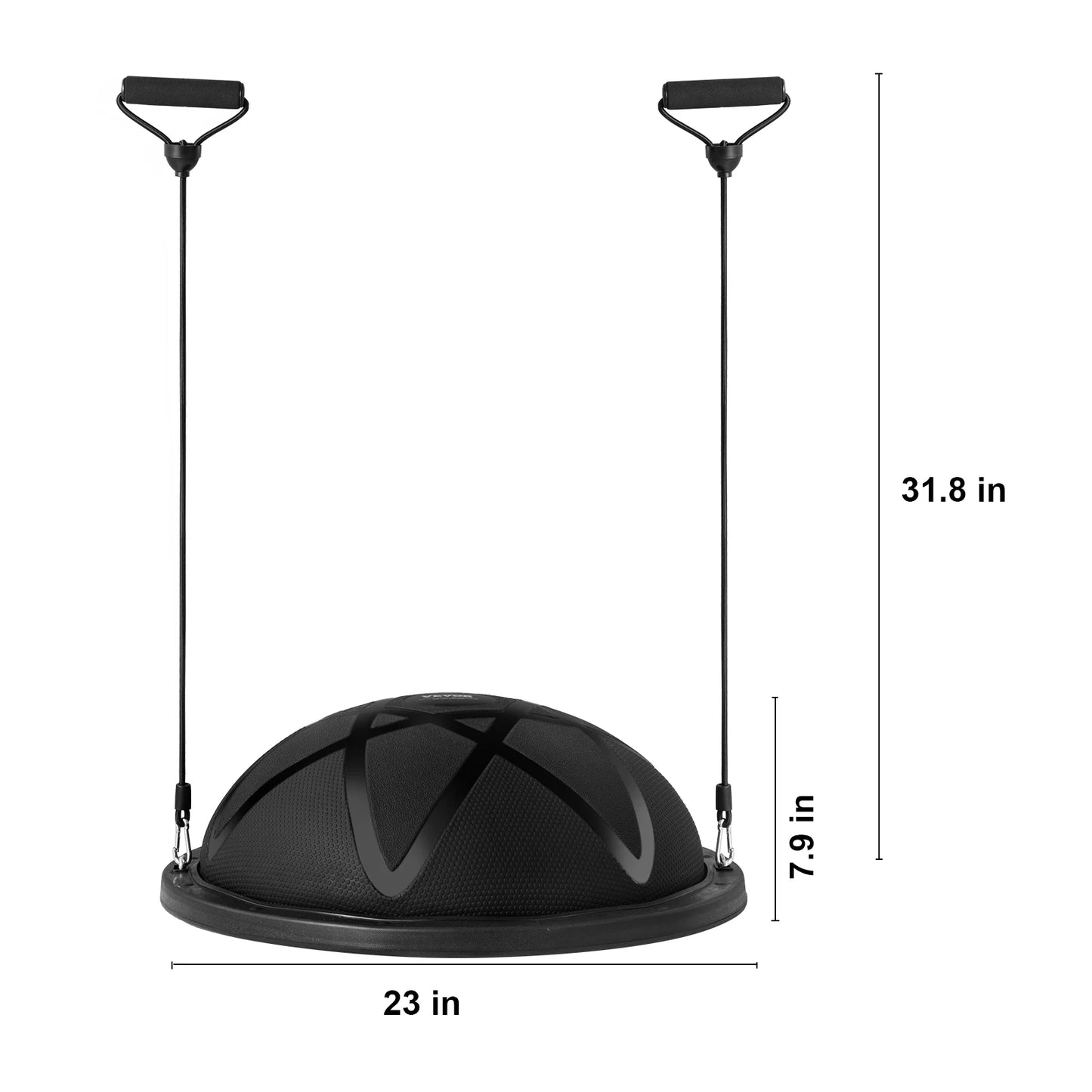 SucceBuy Balance Ball Trainer 660lbs Capacity For Home Gym