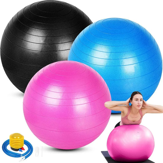 65/75/85cm Yoga Ball Fitness Balance Ball Pregnancy Pilates Sport Stress Ball Yoga and Pilates Accessories Home Gym Equipment
