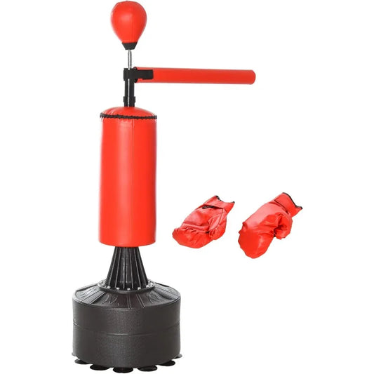 YTYIN Boxing Bag Freestanding Punching Bag With Speed Ball