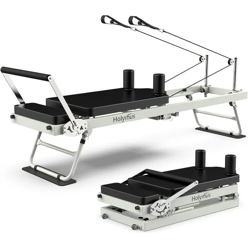 YTYINH Pilates Pro Reformer Foldable Home Gym Equipment