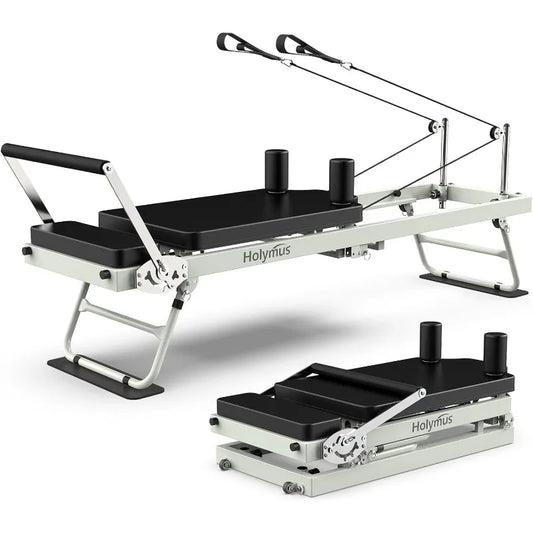 YTYINH Pilates Pro Reformer Foldable Home Gym Equipment