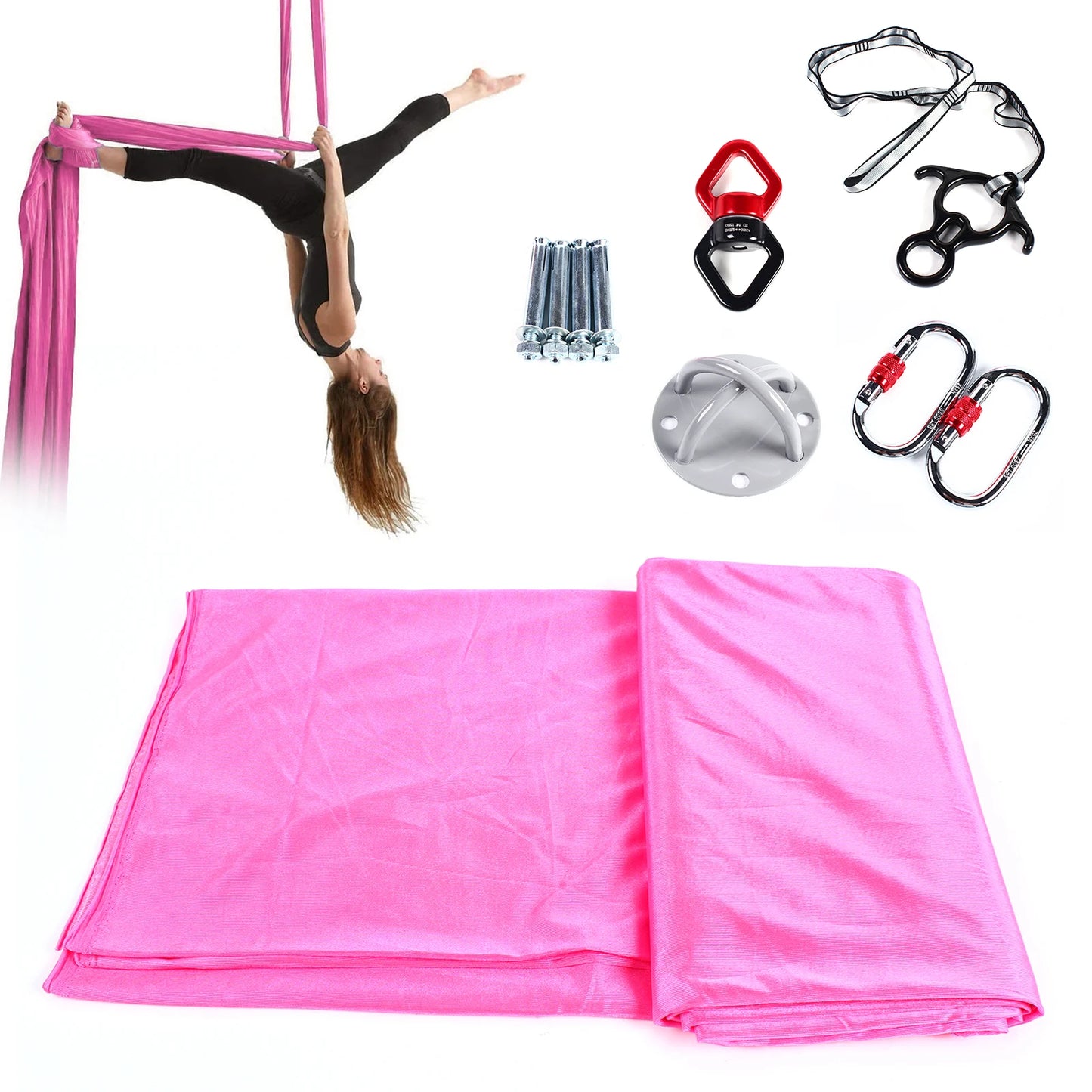 Hignconcerned Aerial Yoga Hammock Set 400kg Capacity