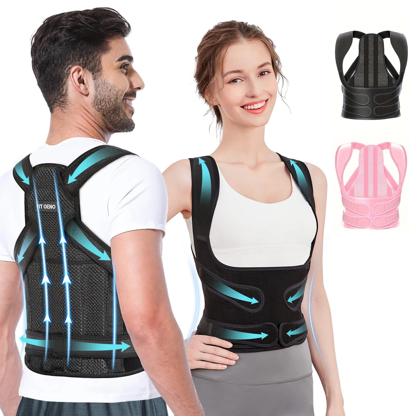 Hign-Concerned Back Brace Posture Corrector For Support