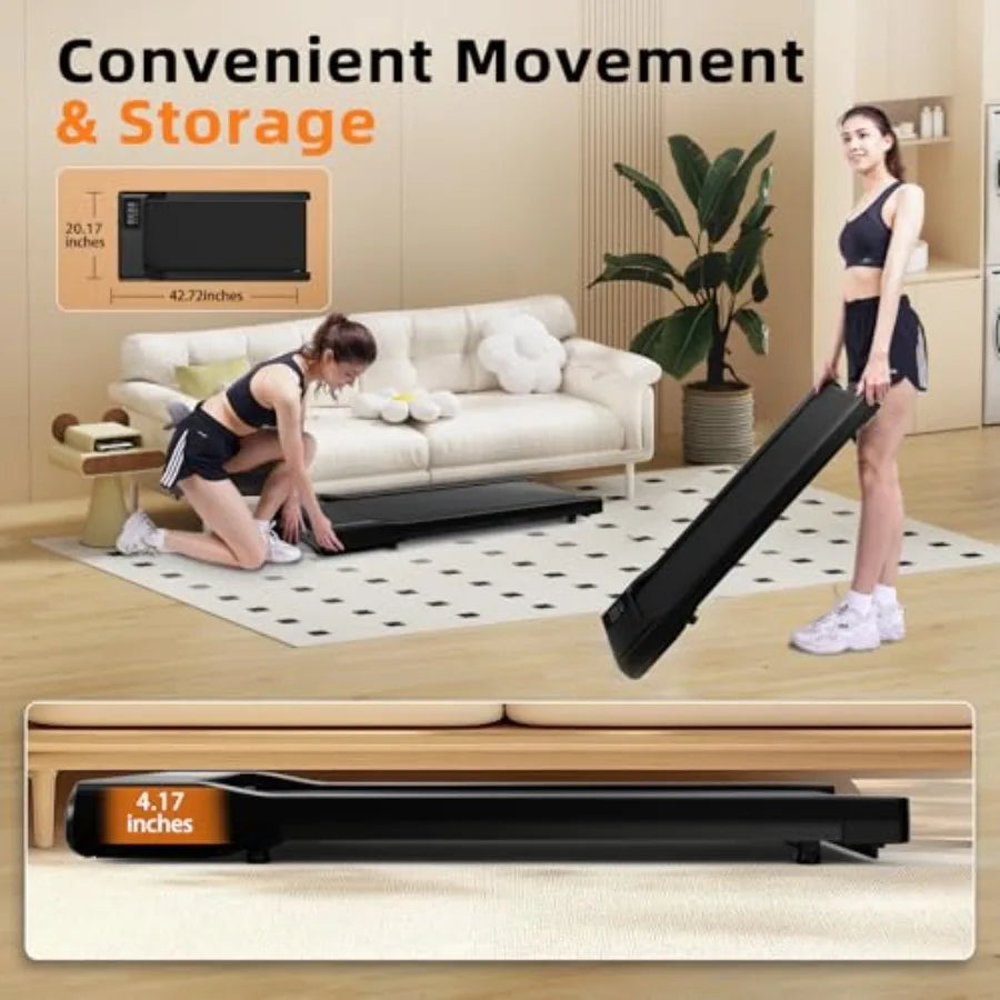 Fold 4in1 Treadmill for Home with Incline and Handles