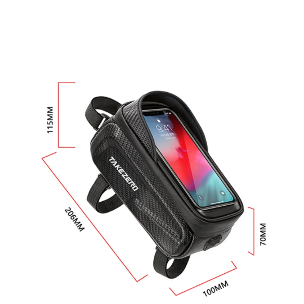 Love Respect Self Bicycle Bag Waterproof Touch Screen Bag