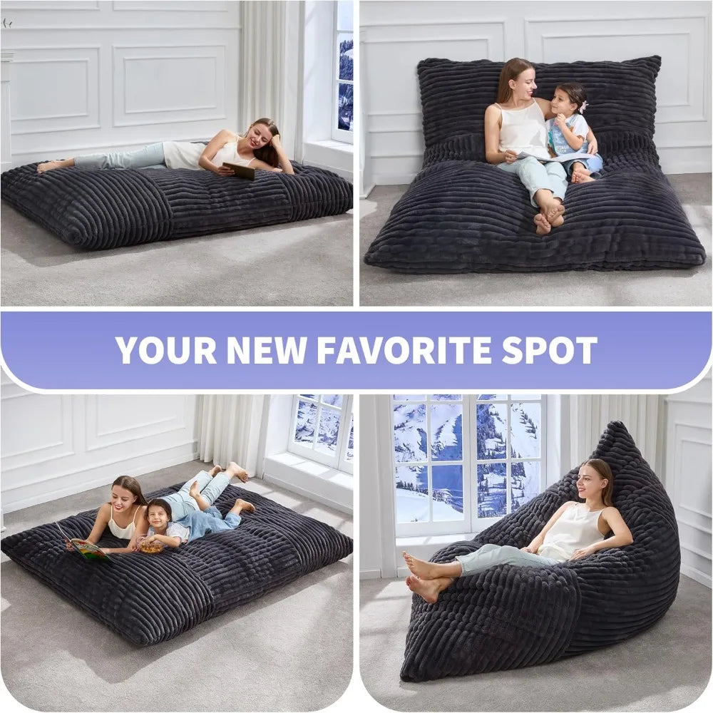 For The Number Giant Bean Bag Chair 3 In 1 Floor Cushion