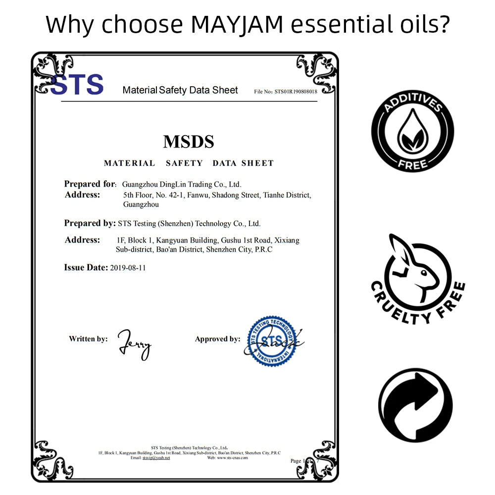 MAYJAM Essential Oils For Humidifier Diffuser Air Freshener