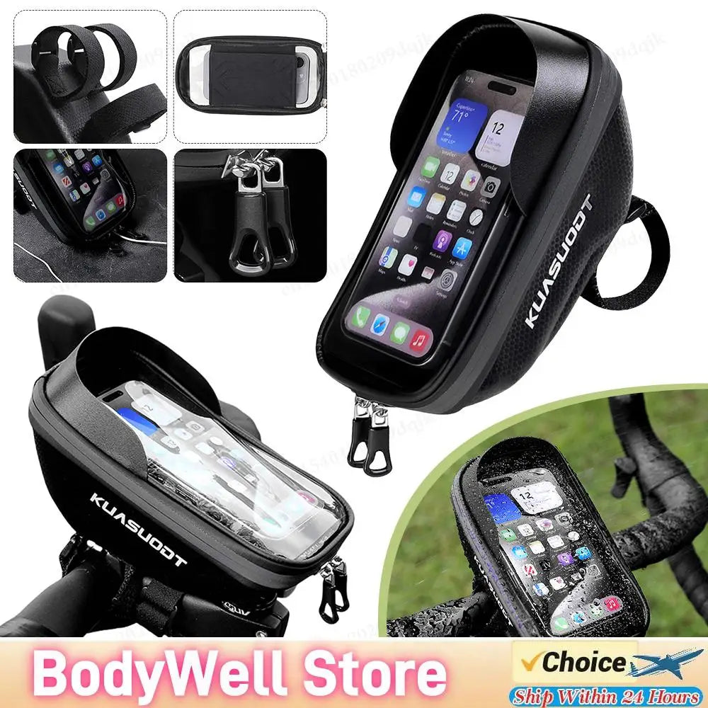 Love Respect Self Bicycle Bag Waterproof Touch Screen Bag