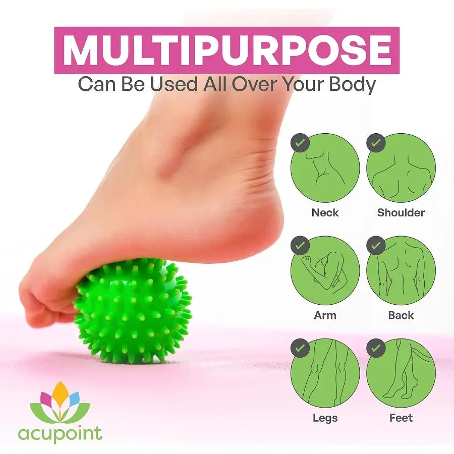 SHXI Lacrosse Ball Set for Deep Tissue Massage and Trigger